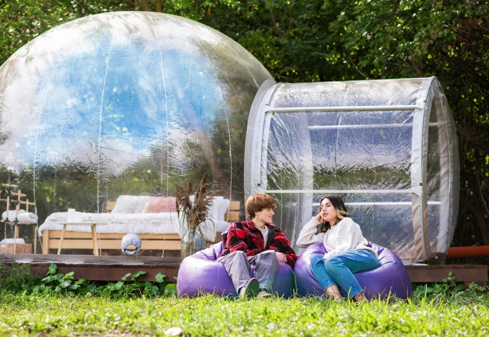 clear camping bubble tent