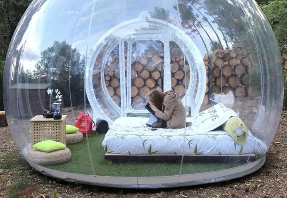 transparent igloo tent