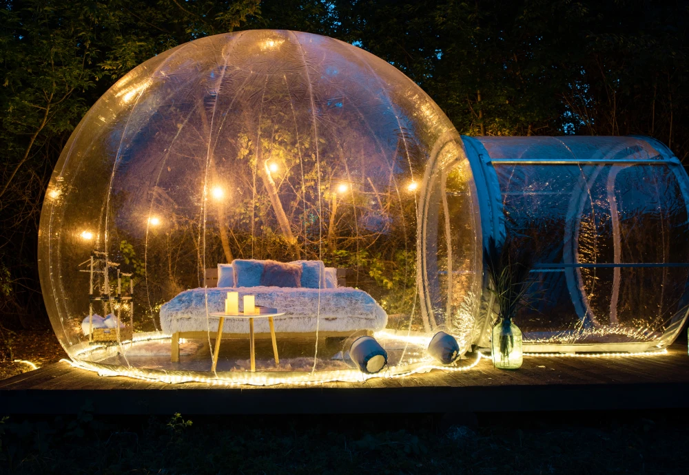 transparent igloo tent