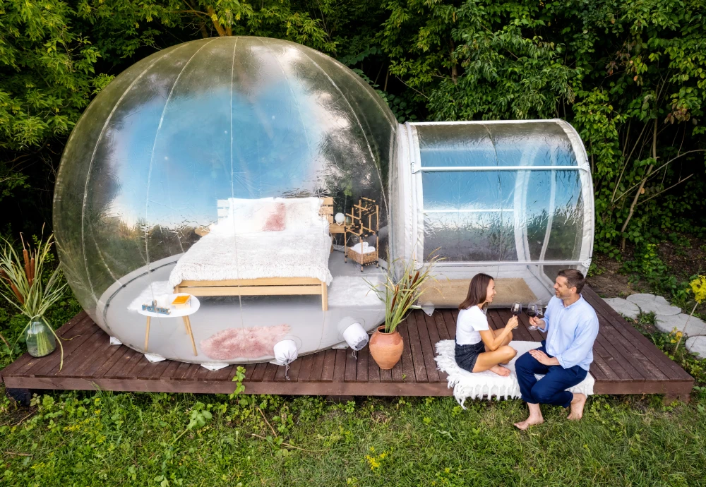 invisible bubble tent