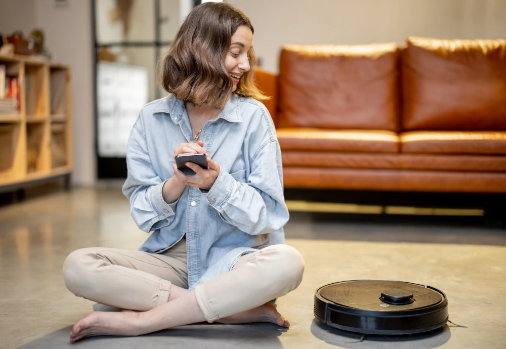 self cleaning vacuum and mop robot